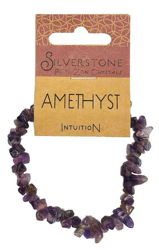 Crystal Chip Amethyst Bracelet - Eco Range