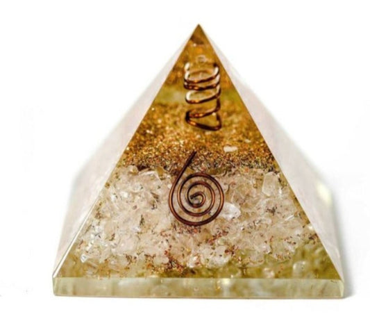 Orgonite Pyramid CLEAR QUARTZ