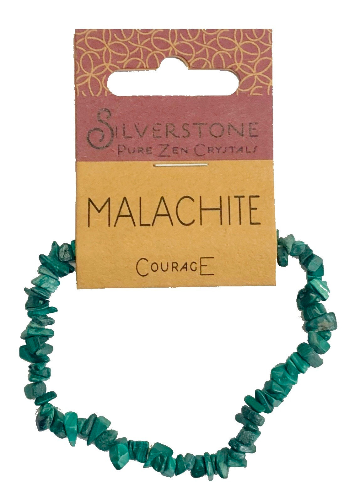 Crystal Chip Malachite Bracelet - Eco Range